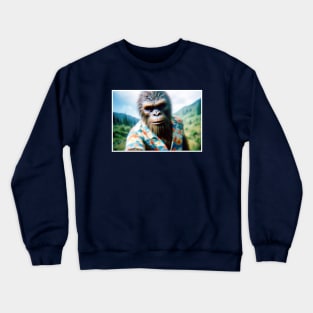 Sasquatch Selfie Crewneck Sweatshirt